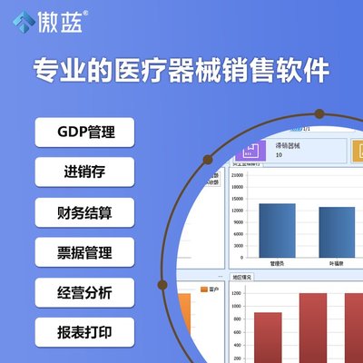 融合区块链技术的傲蓝医疗器械GSP进销存盘点财务统计管理系统标准版解析